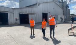 Visite de la Préfète de la Creuse chez Aliment Bétail Limousin Visite préfète de la Creuse chez Aliment Bétail Limousin